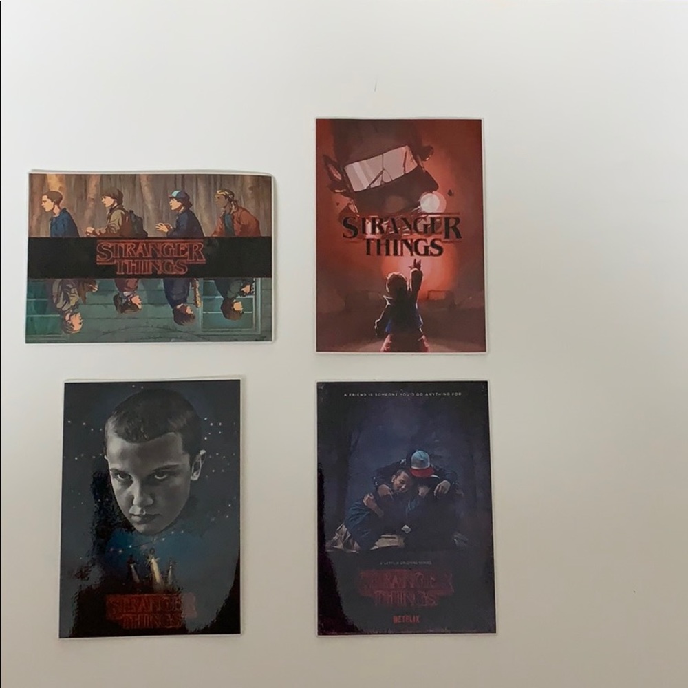 Stranger things stickers